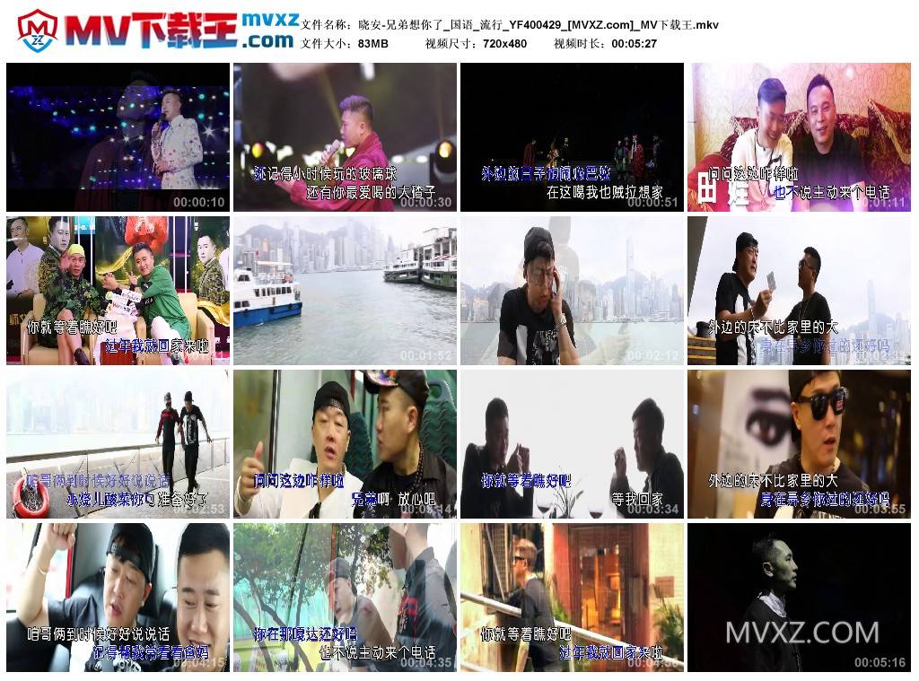 晓安-兄弟想你了_国语_流行_YF400429